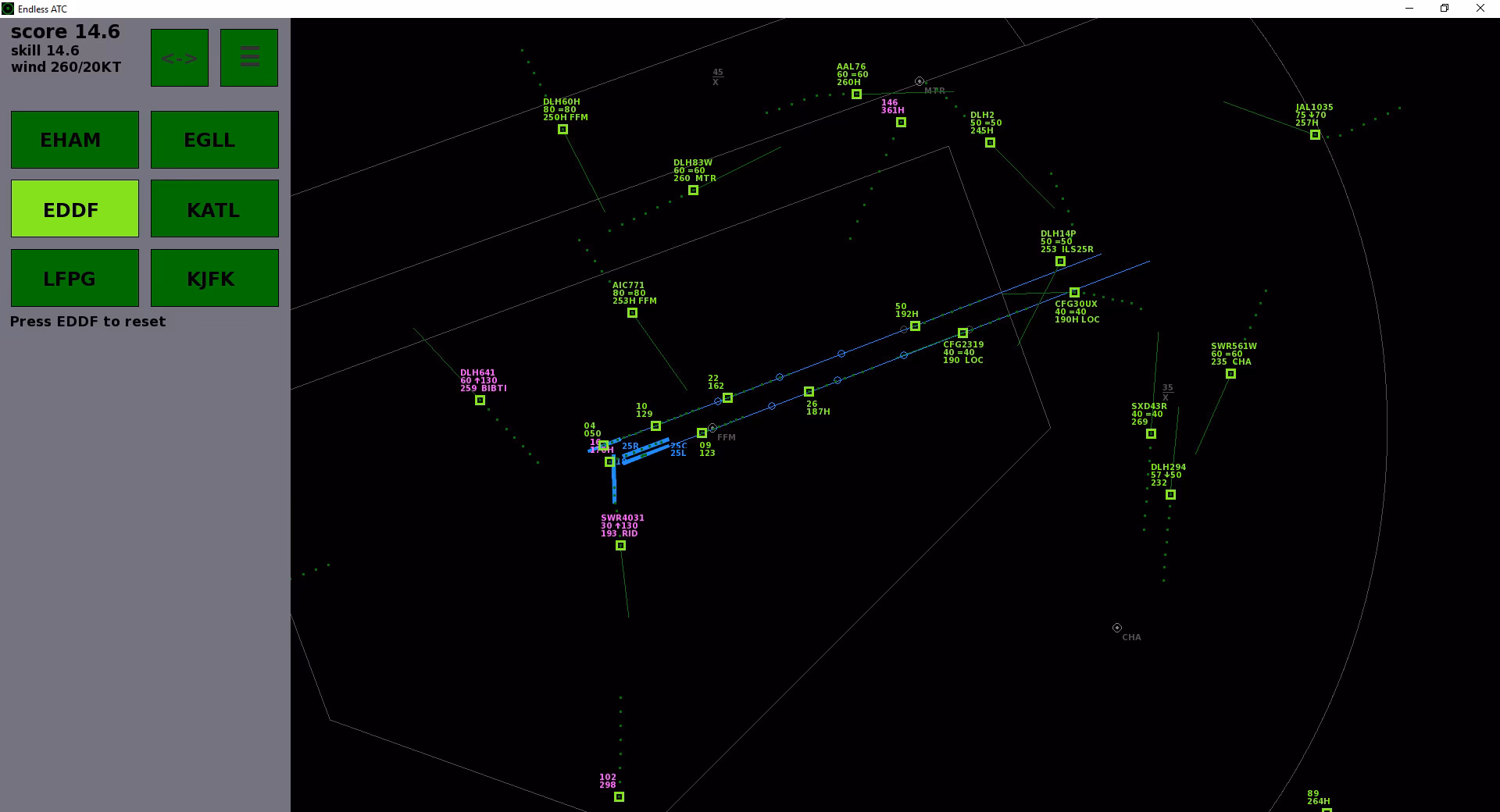 How do you play endless ATC?