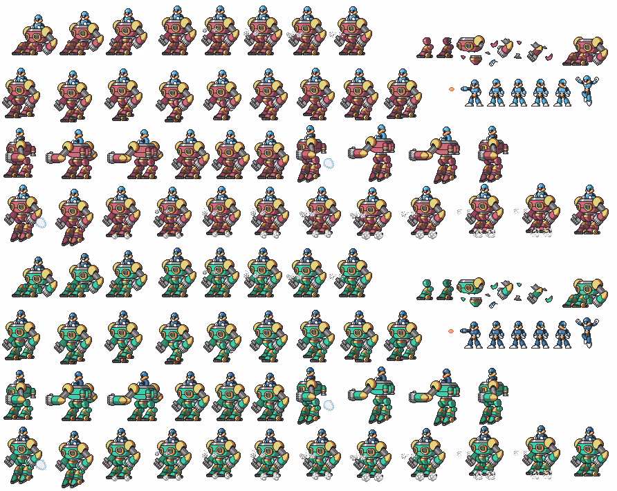 How many enemies sprite game assets are there?