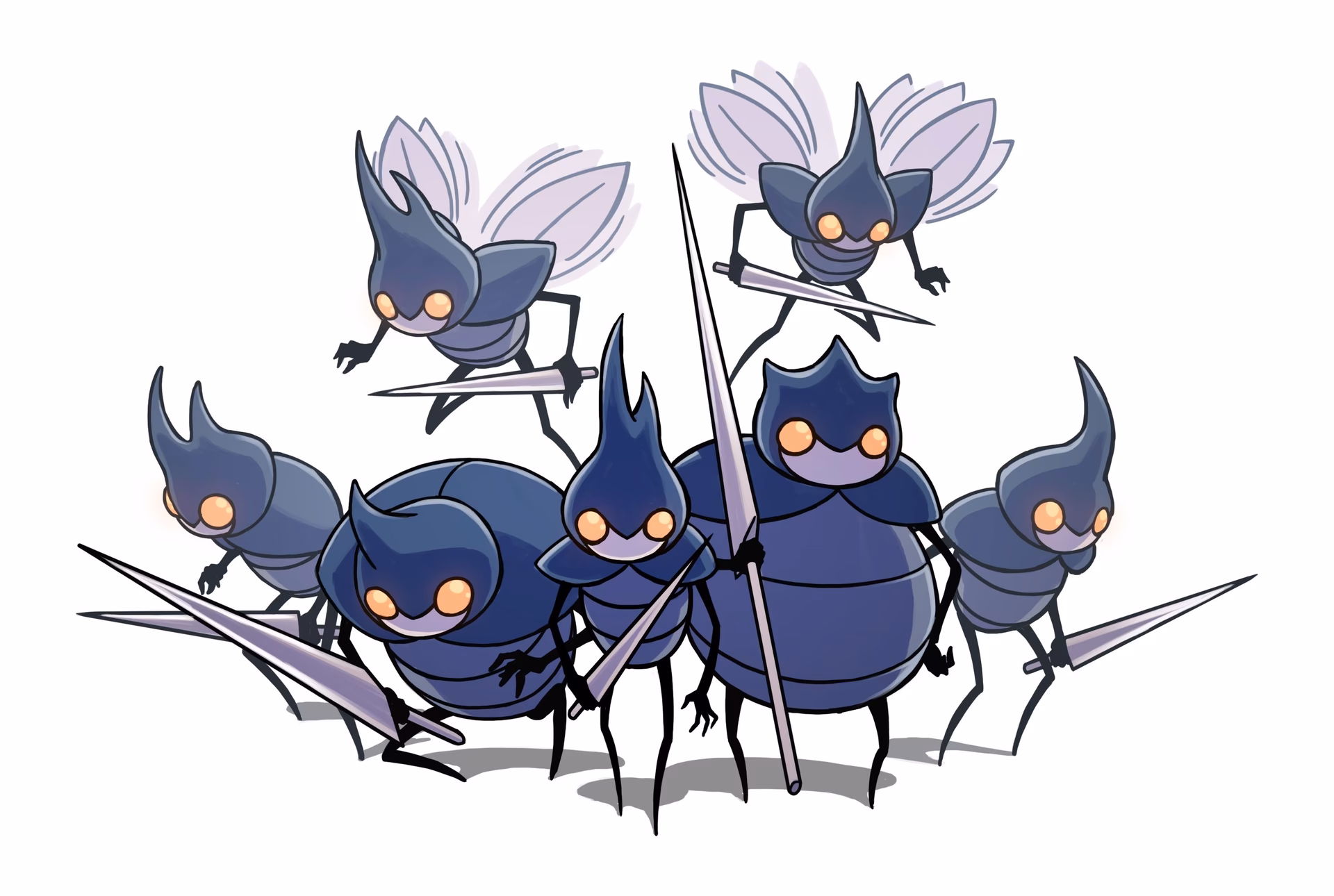 ¿Qué ataques tiene el Hollow Knight?