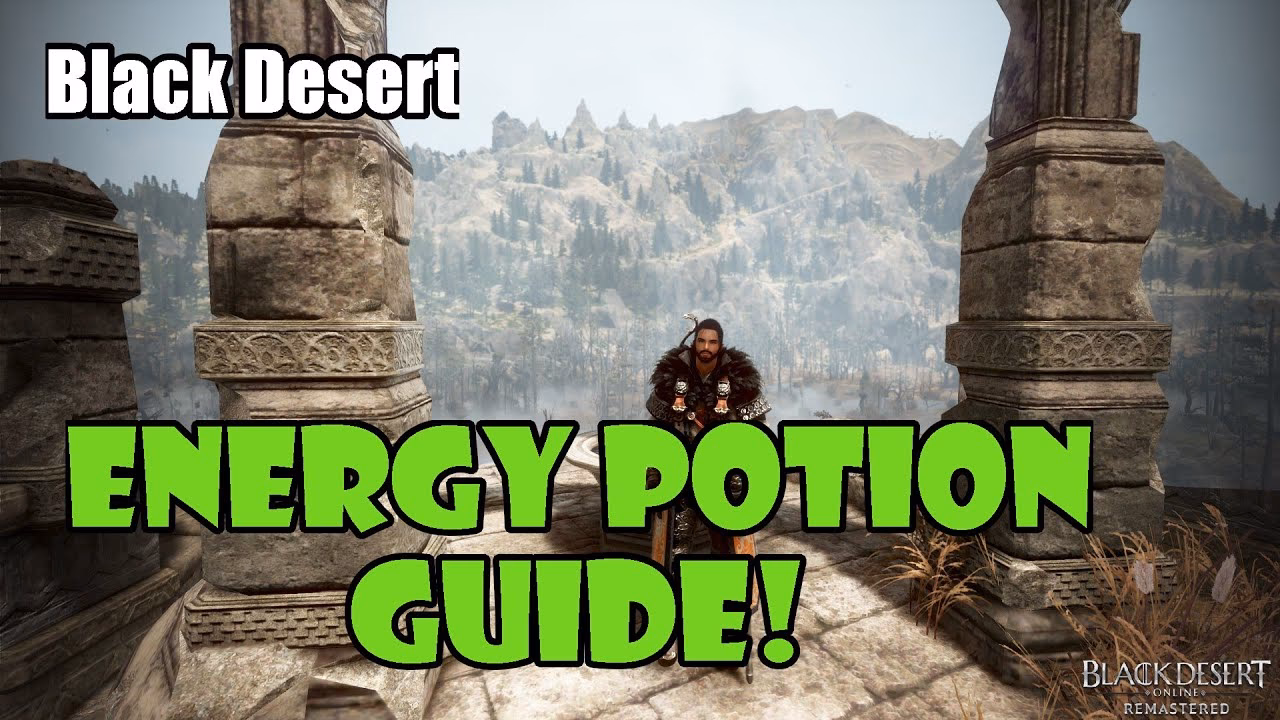 What is elixir of energy in Black Desert Online?