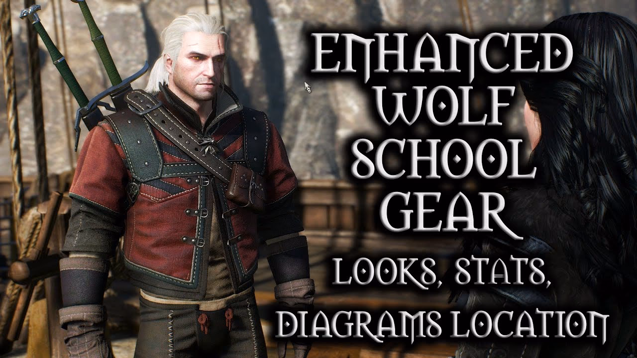 Where can I find the crafting diagram for enhanced Wolf armor?