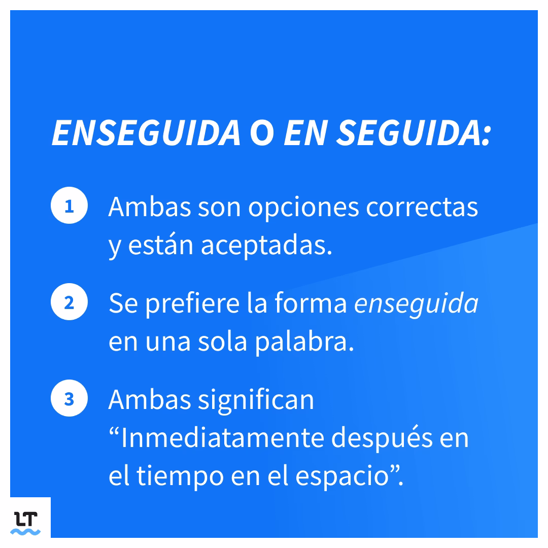 ¿Qué ofrece ensegundos?