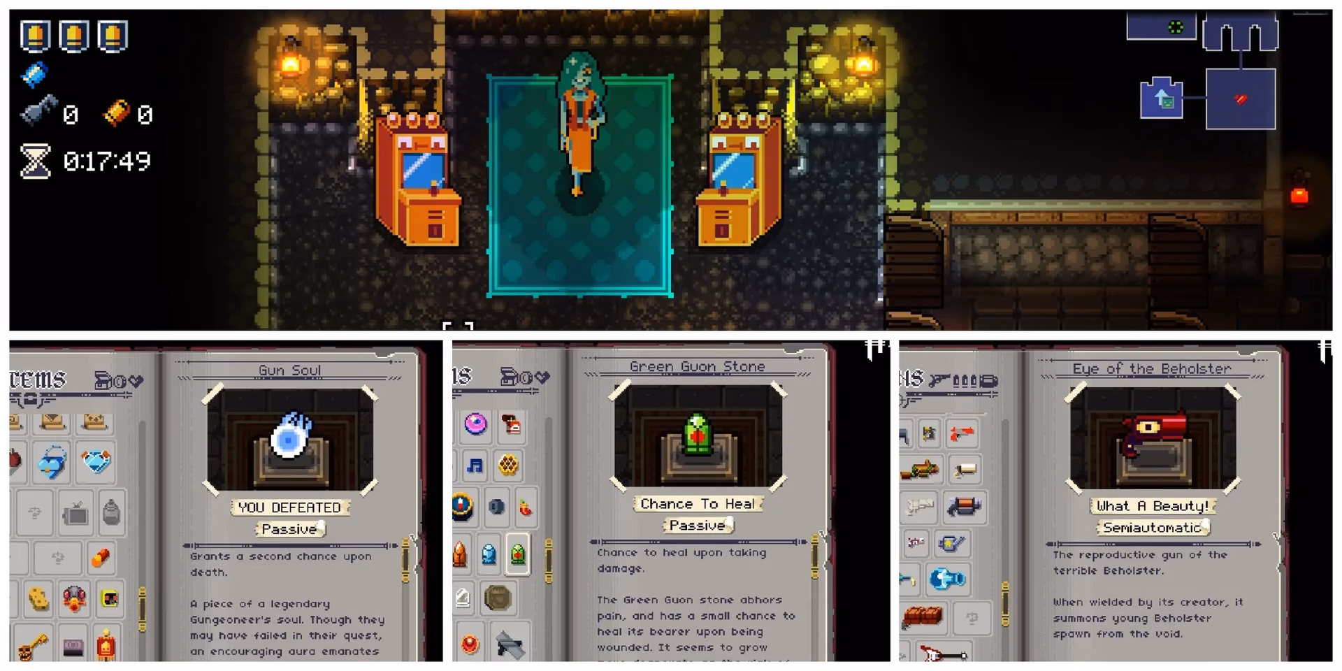 What are Gungeon synergies?