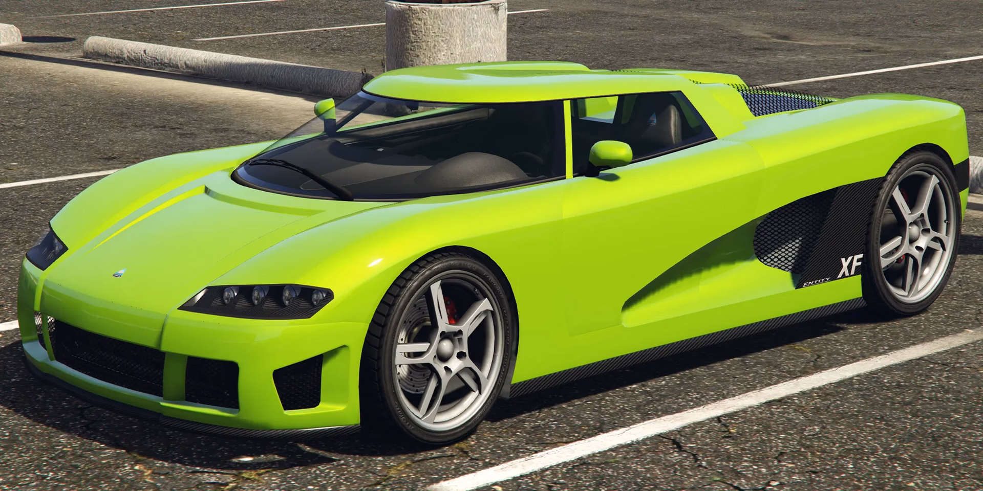 How fast is the entity XF in GTA V?