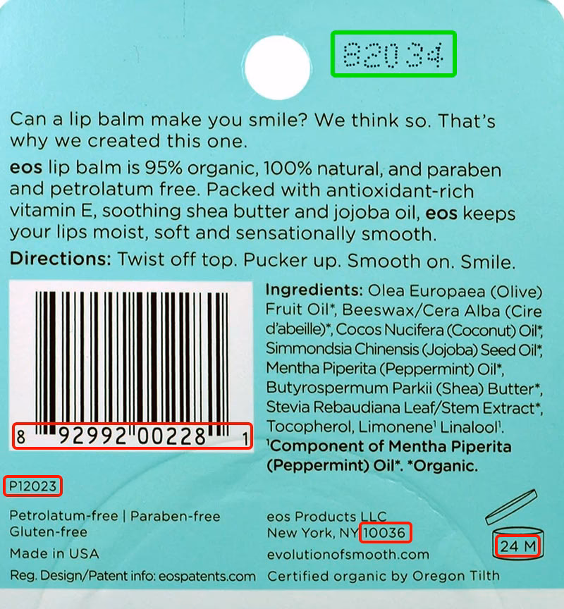 How do I know if my EOS product has expired?