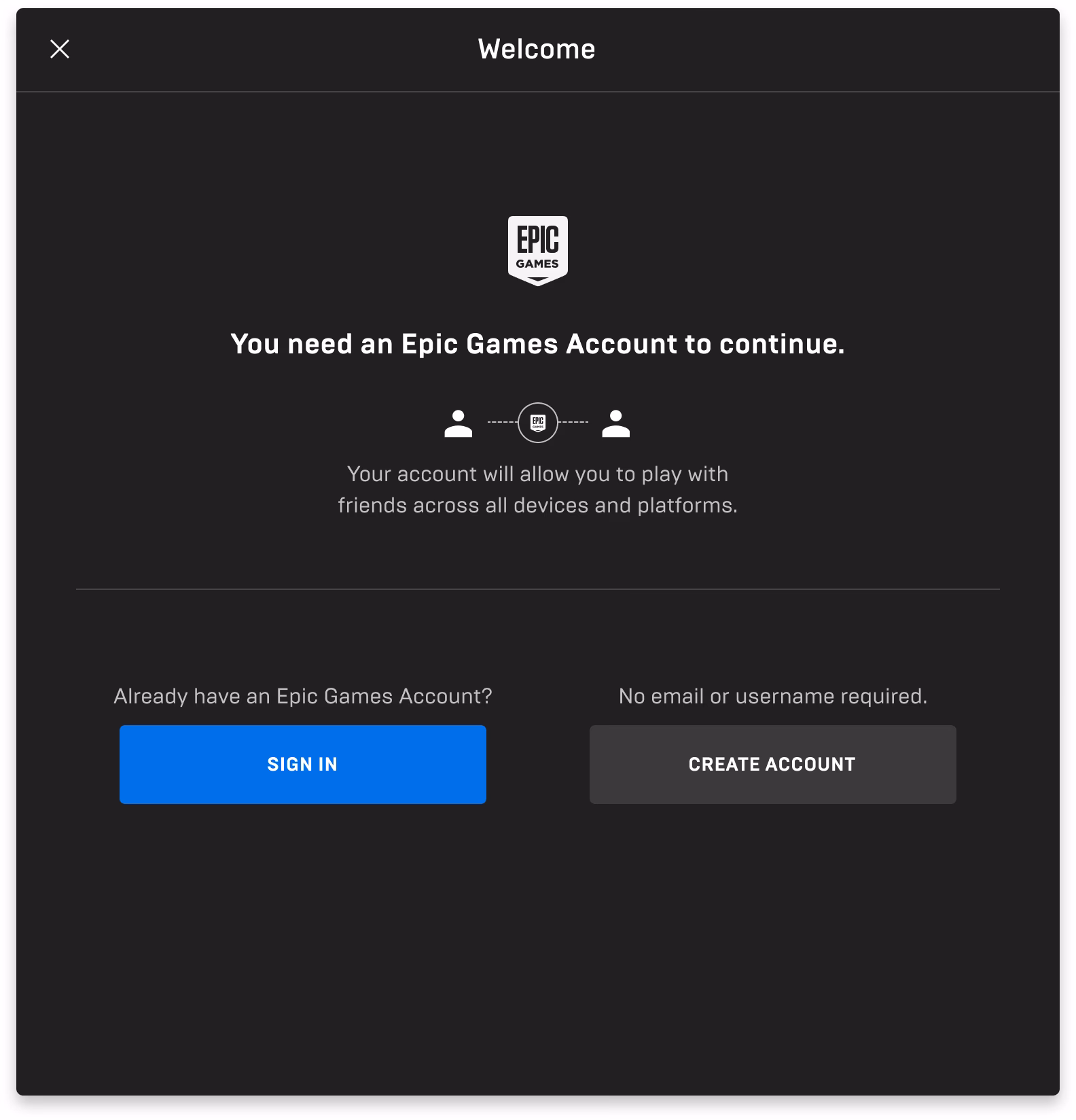 How do I check if my Epic Games account is connected?