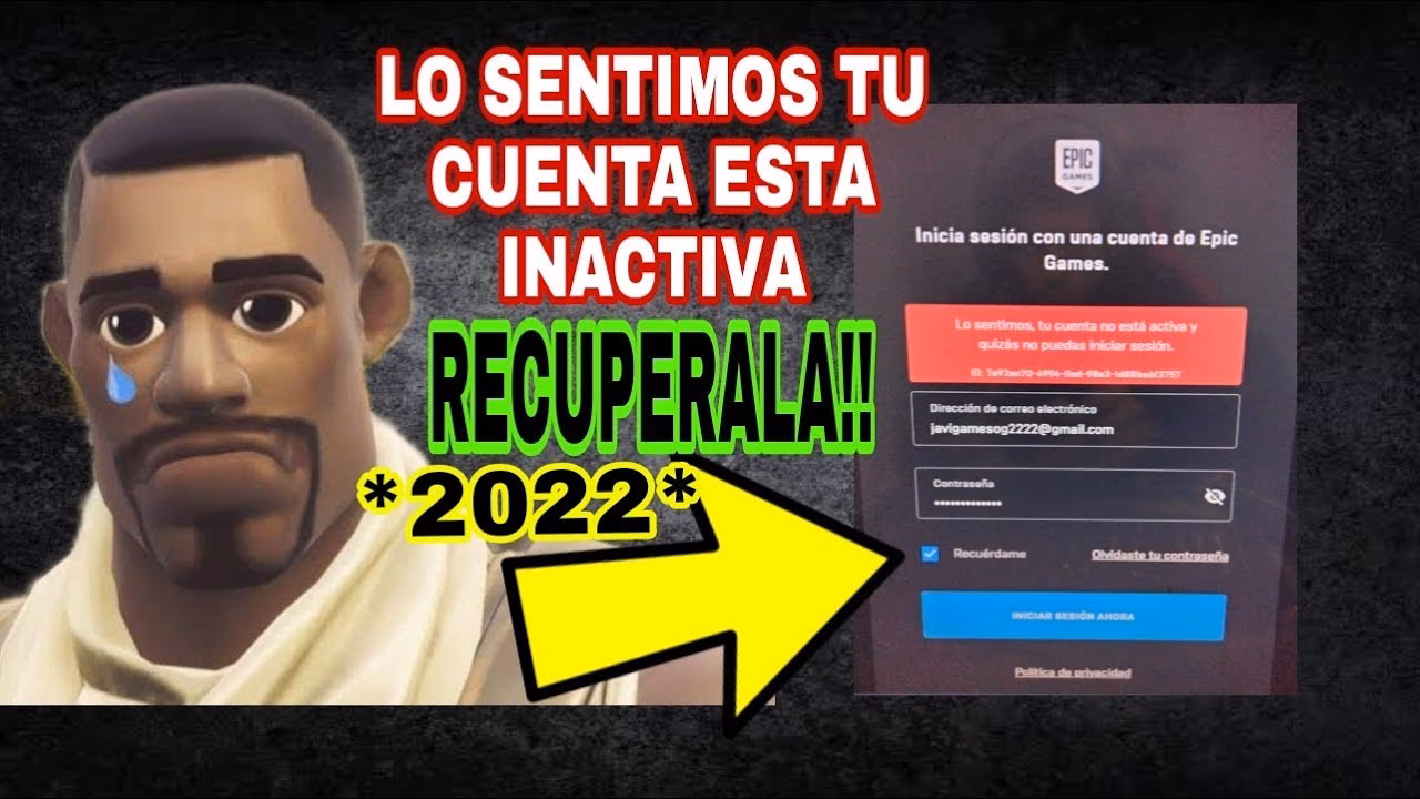 ¿Por qué no puedo iniciar sesión en Epic Games?