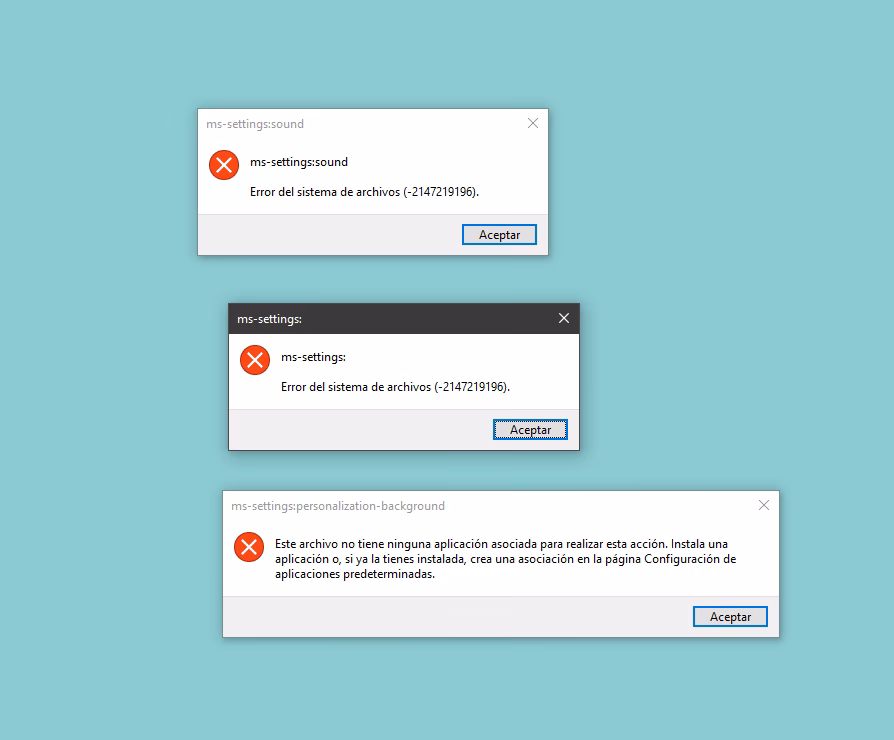 ¿Cómo solucionar el error del sistema de archivos que está experimentando?