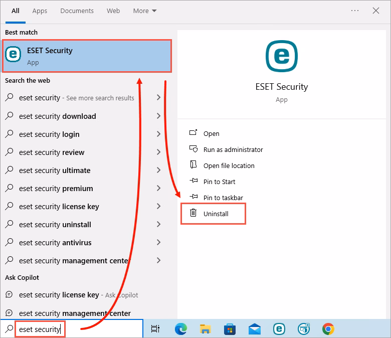 How do I fix ESET service status not working?