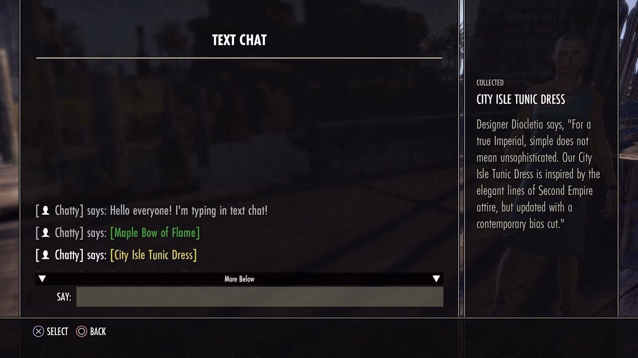 How do I chat in a specific guild?