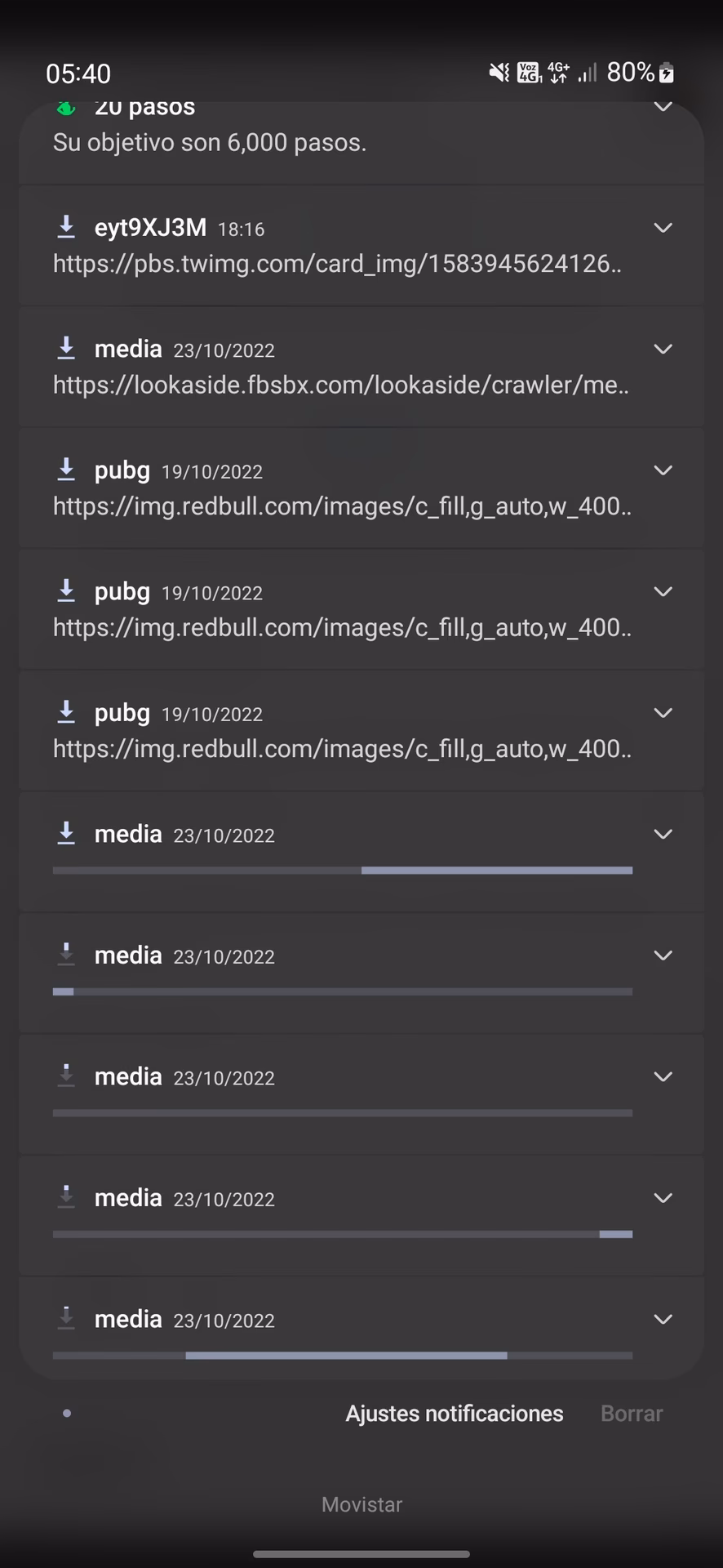 ¿Dónde se guardan las descargas?