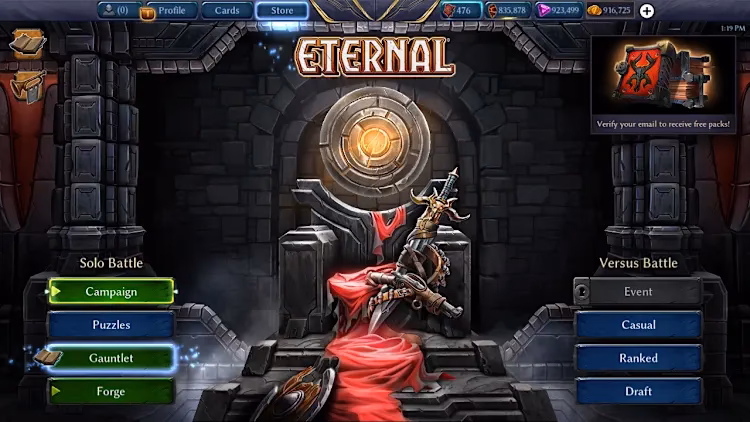 How do you play games of eternal?