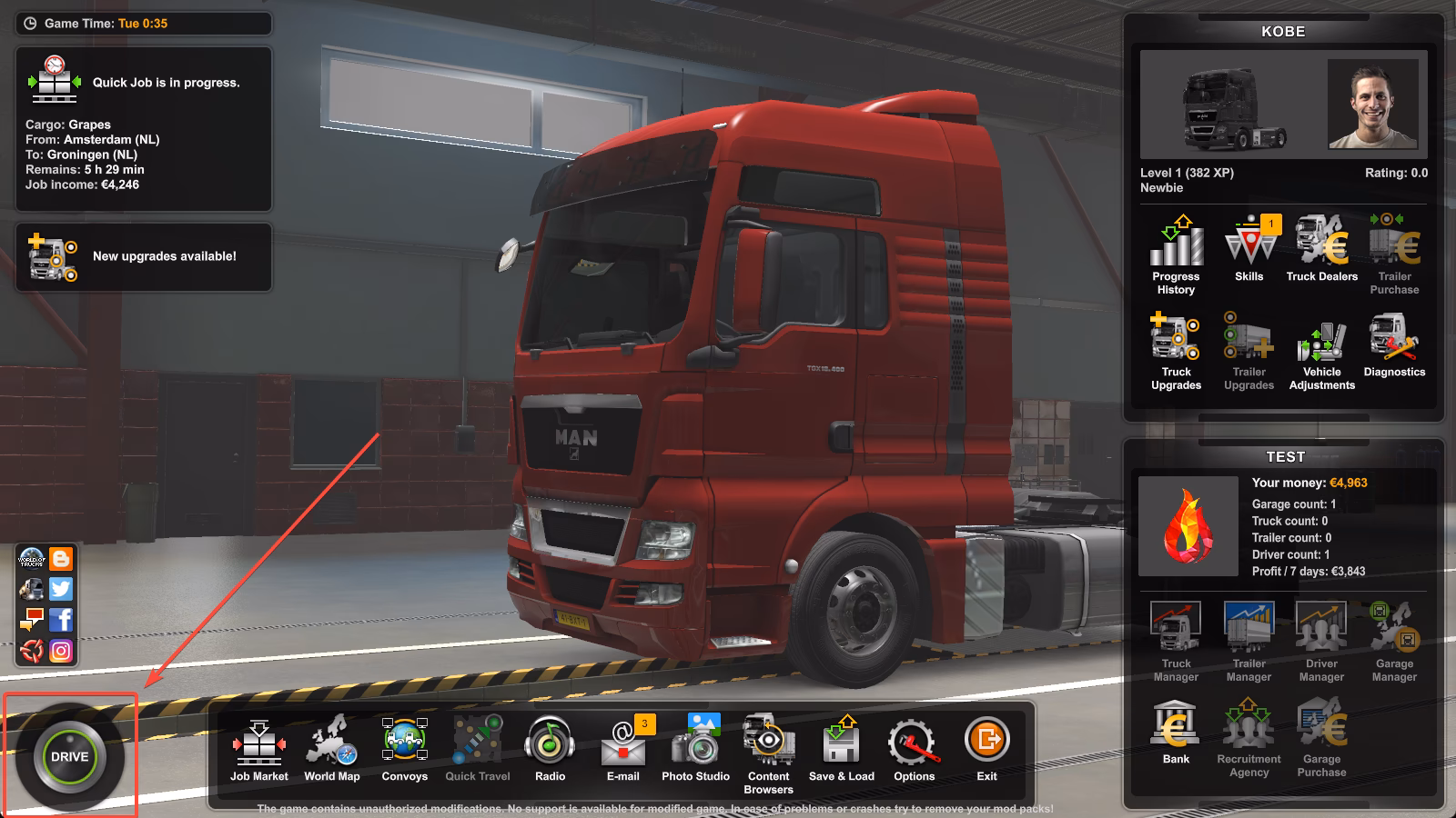 What cars are in Euro Truck Simulator 2 (Ets2)?
