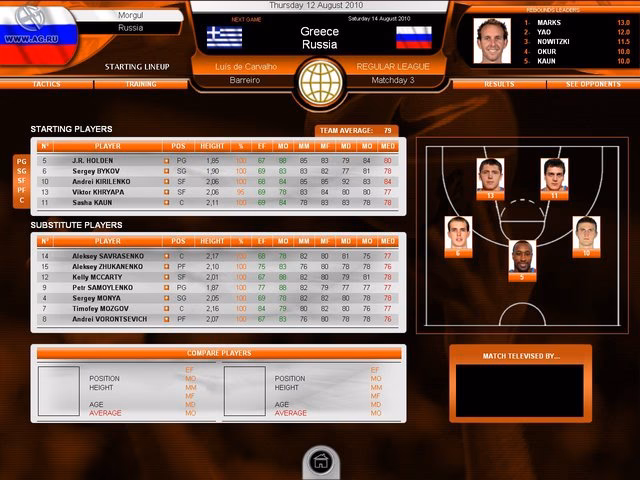 What is international basketball manager 23?