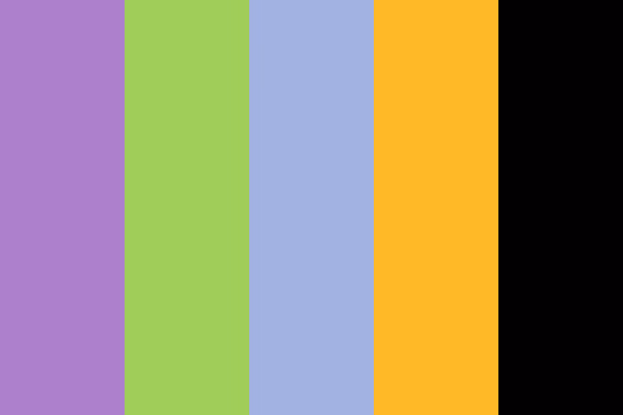 What color palette is Evangelion Unit 01 & 02?