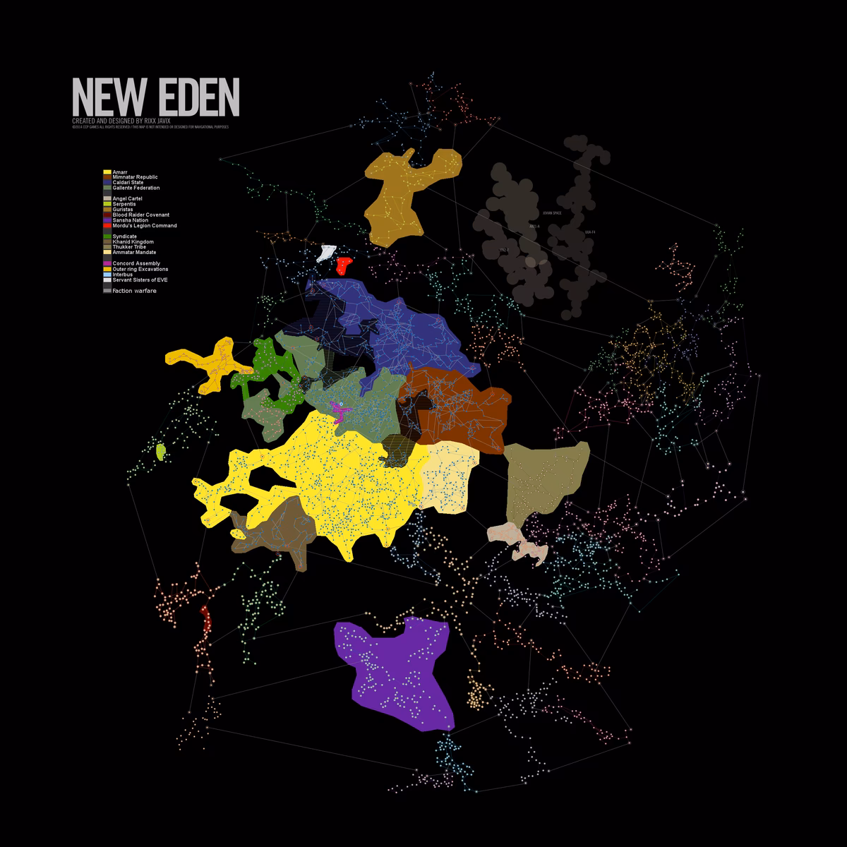 How many governments are there in EVE Online?