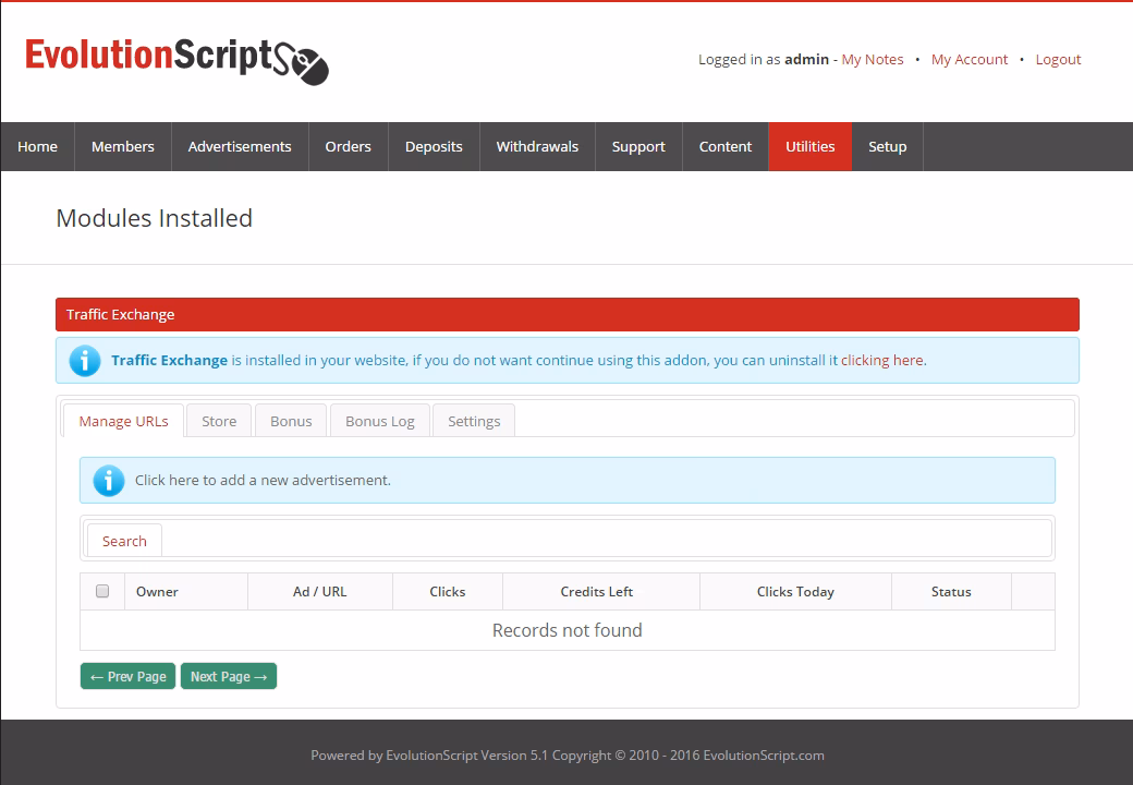 What is evolutionscript?