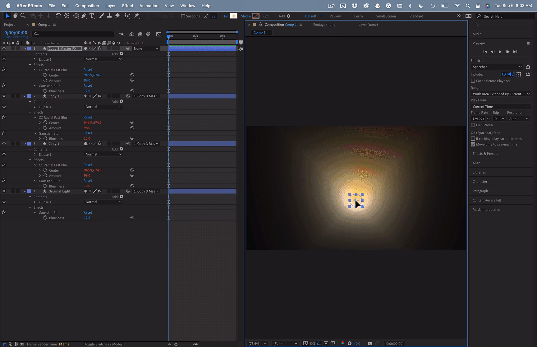 How to adjust a layer in Adobe After Effects?