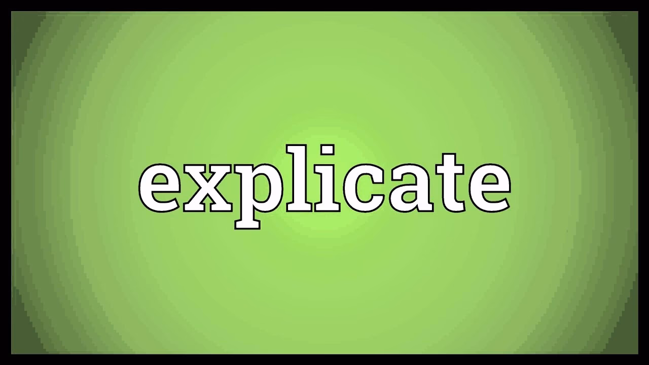 ¿Cómo se escribe Explícate?