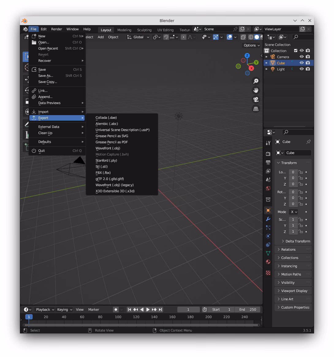 How to export animation in Blender UE4?