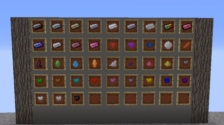 What is extended items and ores?