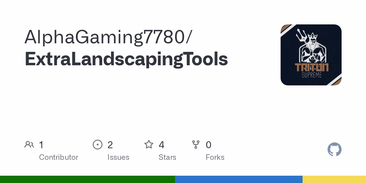 How do I contribute to alphagaming7780/extralandscapingtools development?