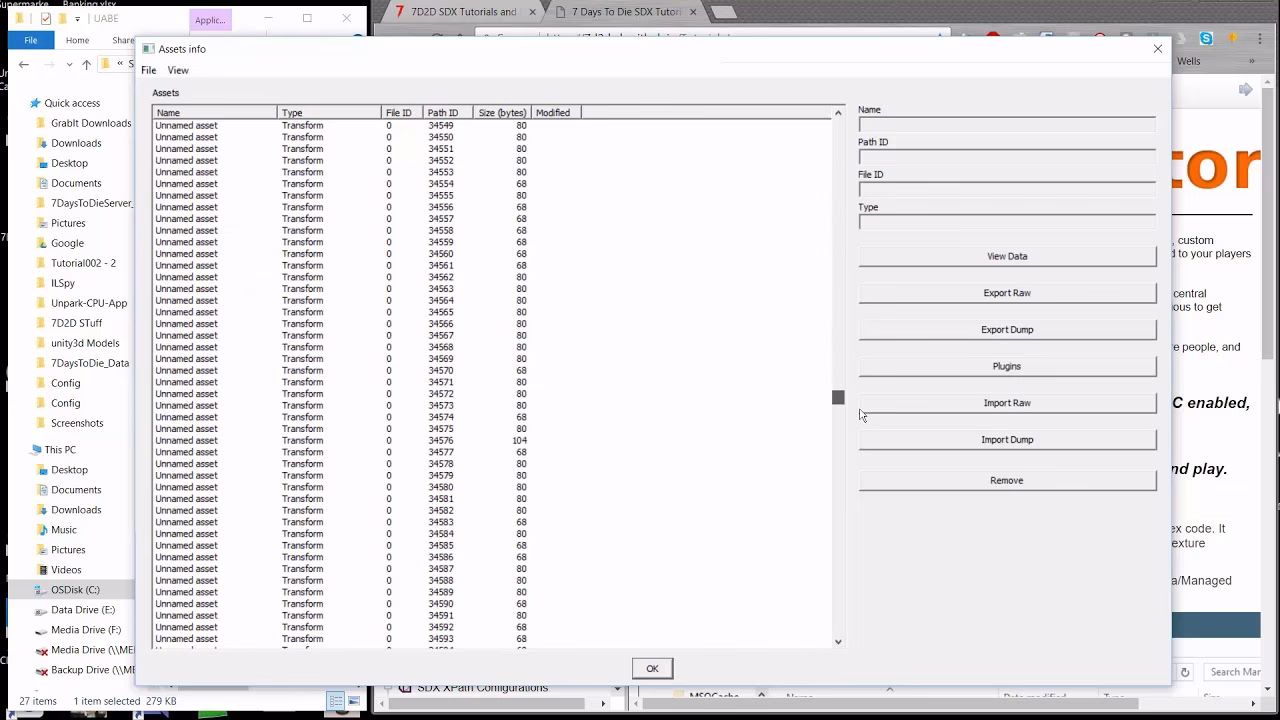 How do I extract files from a folder in Unity?