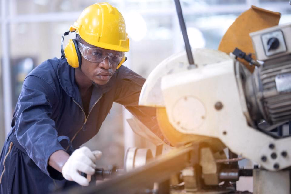 What does the engineering department do in a factory?