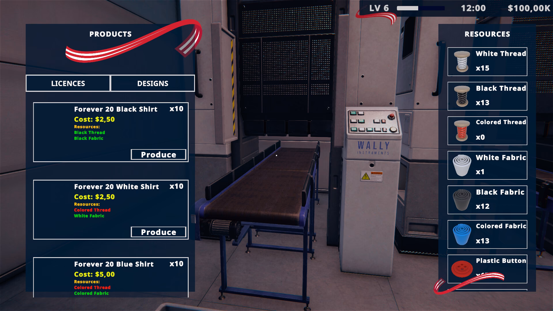 What is financial management in factory outlet simulator?