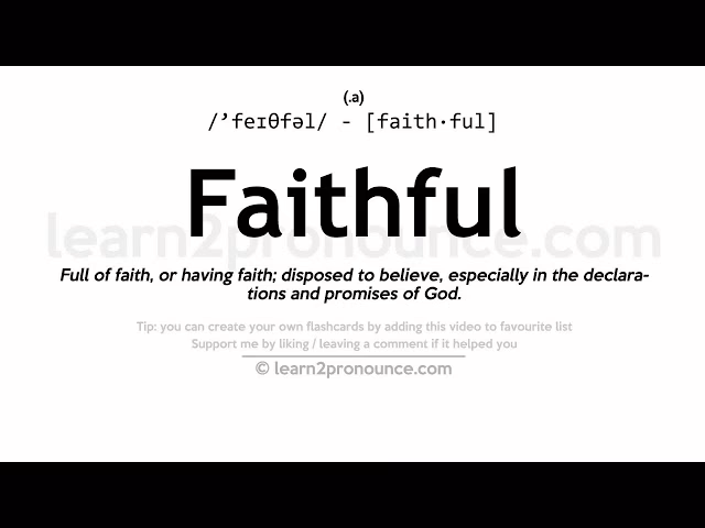 Who is faithful to a settlement agreement?