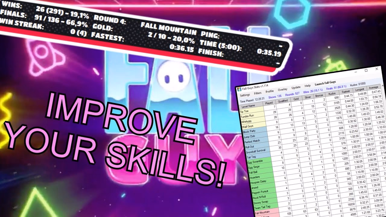 What is fall guys stats tracker?