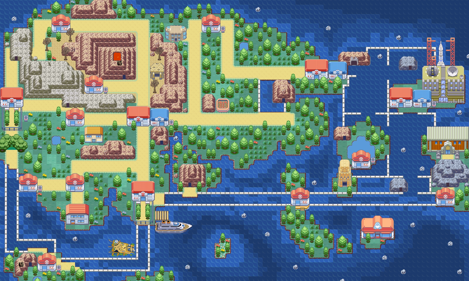 Where is fallarbor town in Pokemon Go?