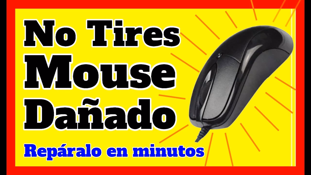¿Cuáles son los problemas frecuentes con el mouse o ratón?