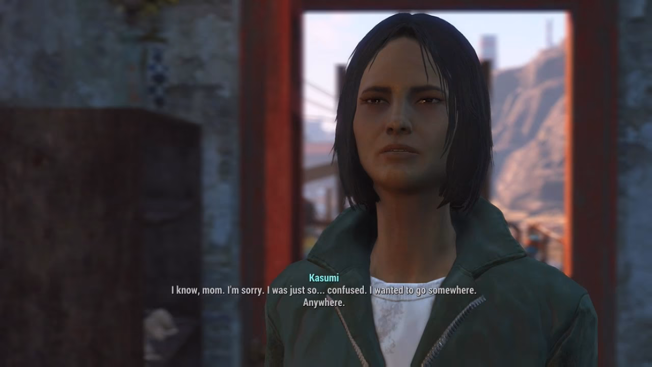 What happens if you talk to Kasumi Nakano in Acadia?