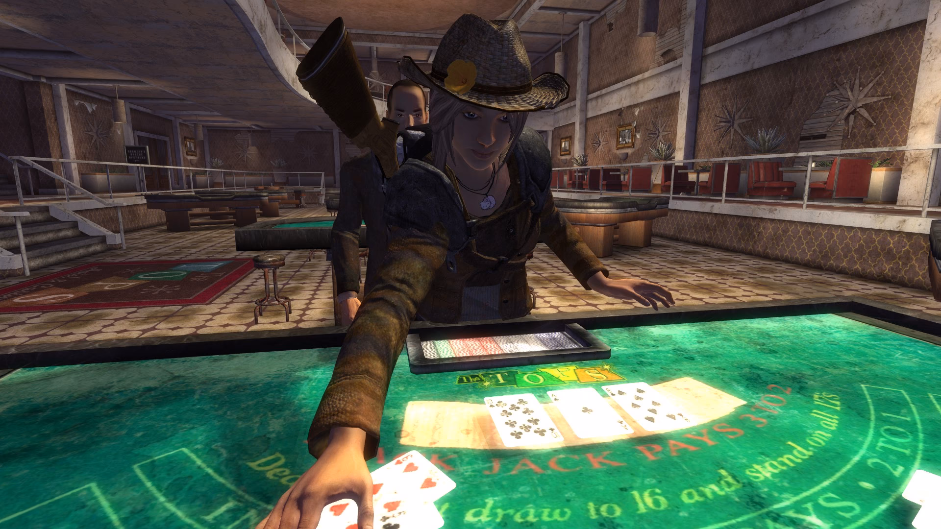 Can a Vault Dweller play blackjack in Fallout 4?