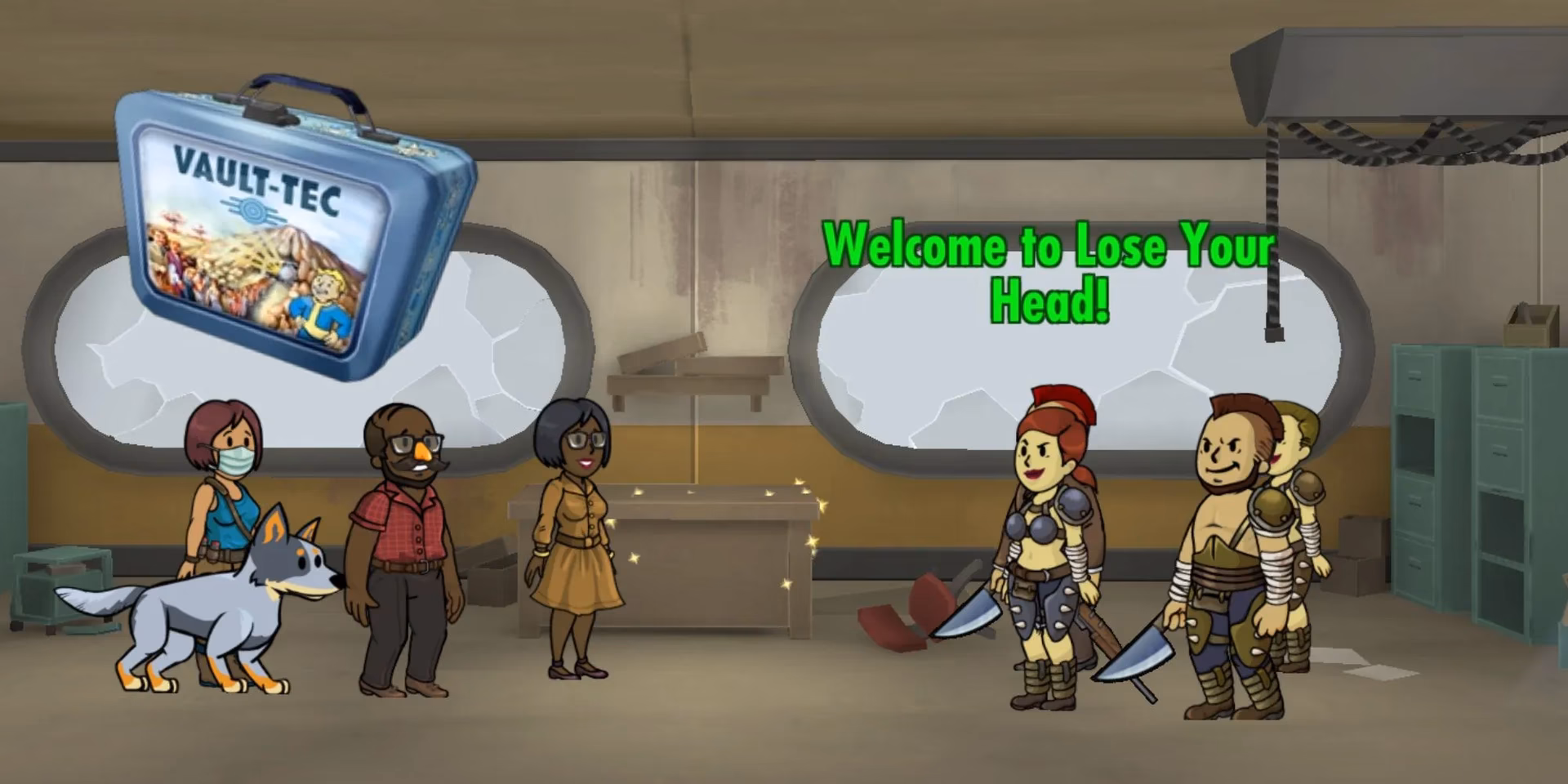What is fallout shelter game show Gauntlet quest?