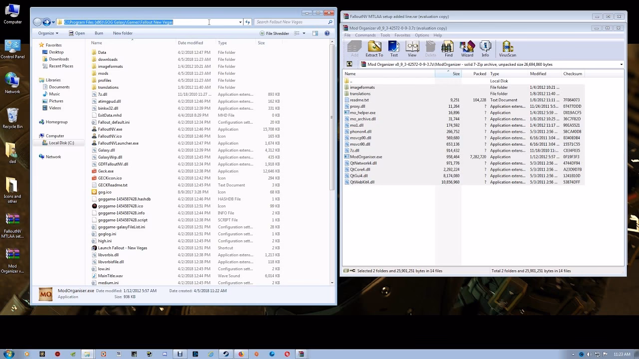 What is a pre-configured fallout custom INI file?