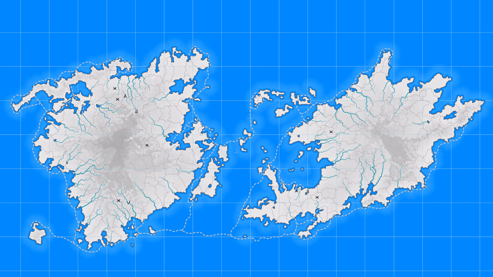 What is a custom fantasy map?