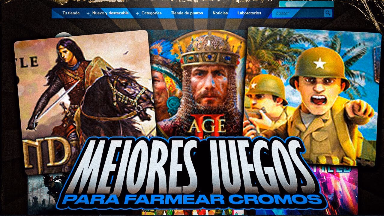 ¿Cómo farmear cromos en Steam?