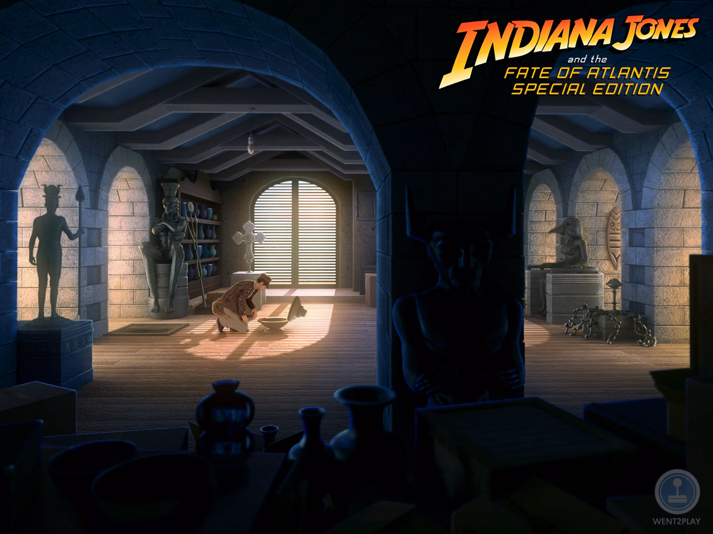 Who created a remastered version of IJ fate of Atlantis?
