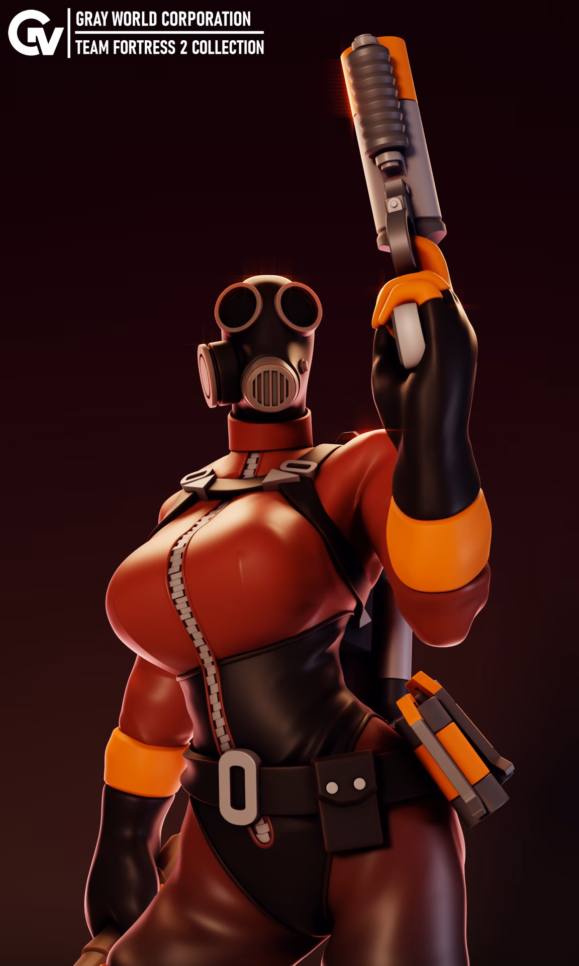 Is Pyro a female mercenary?