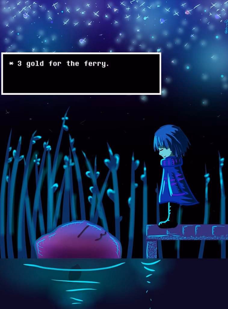 How does ferry give the protagonist 3 g?