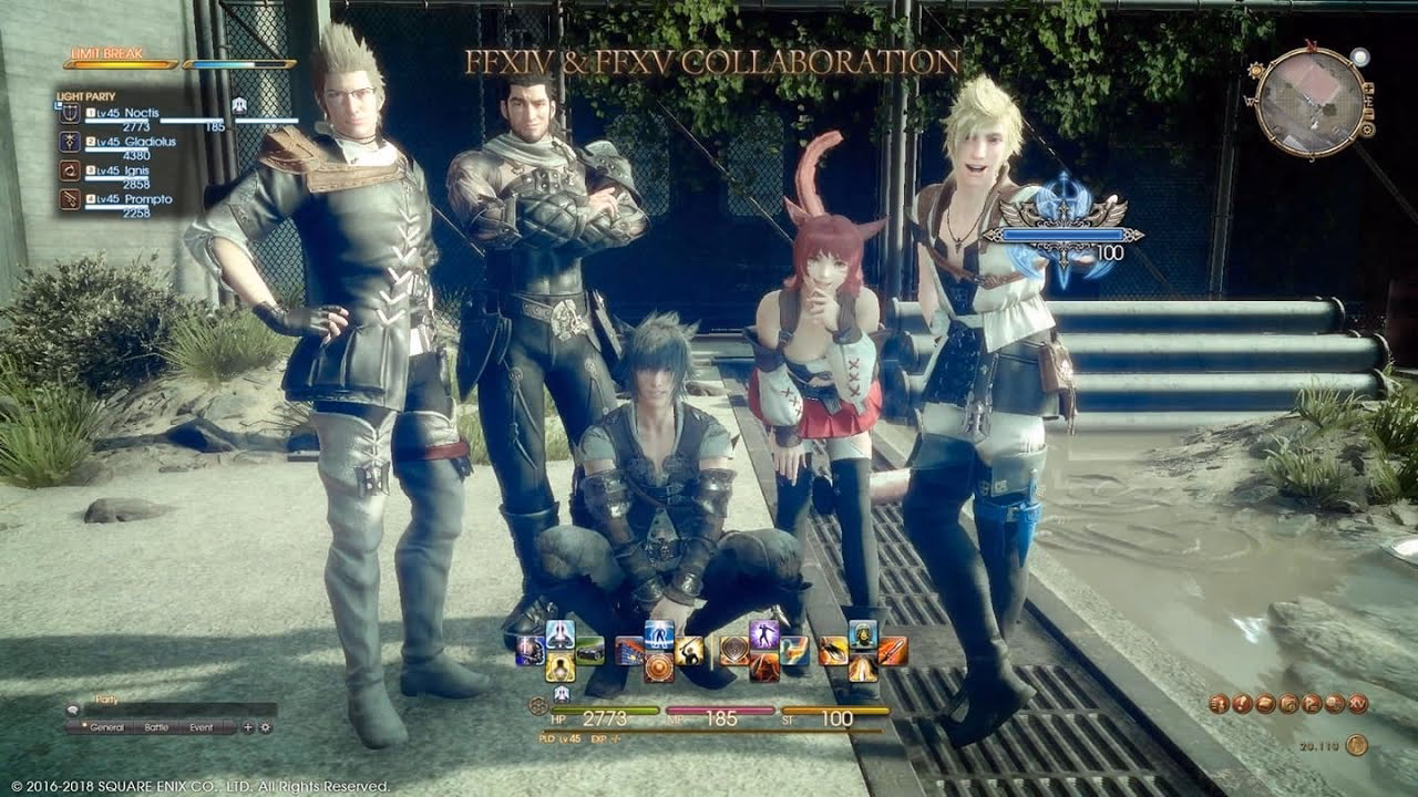 What is the Final Fantasy XIV & XV collaboration event?