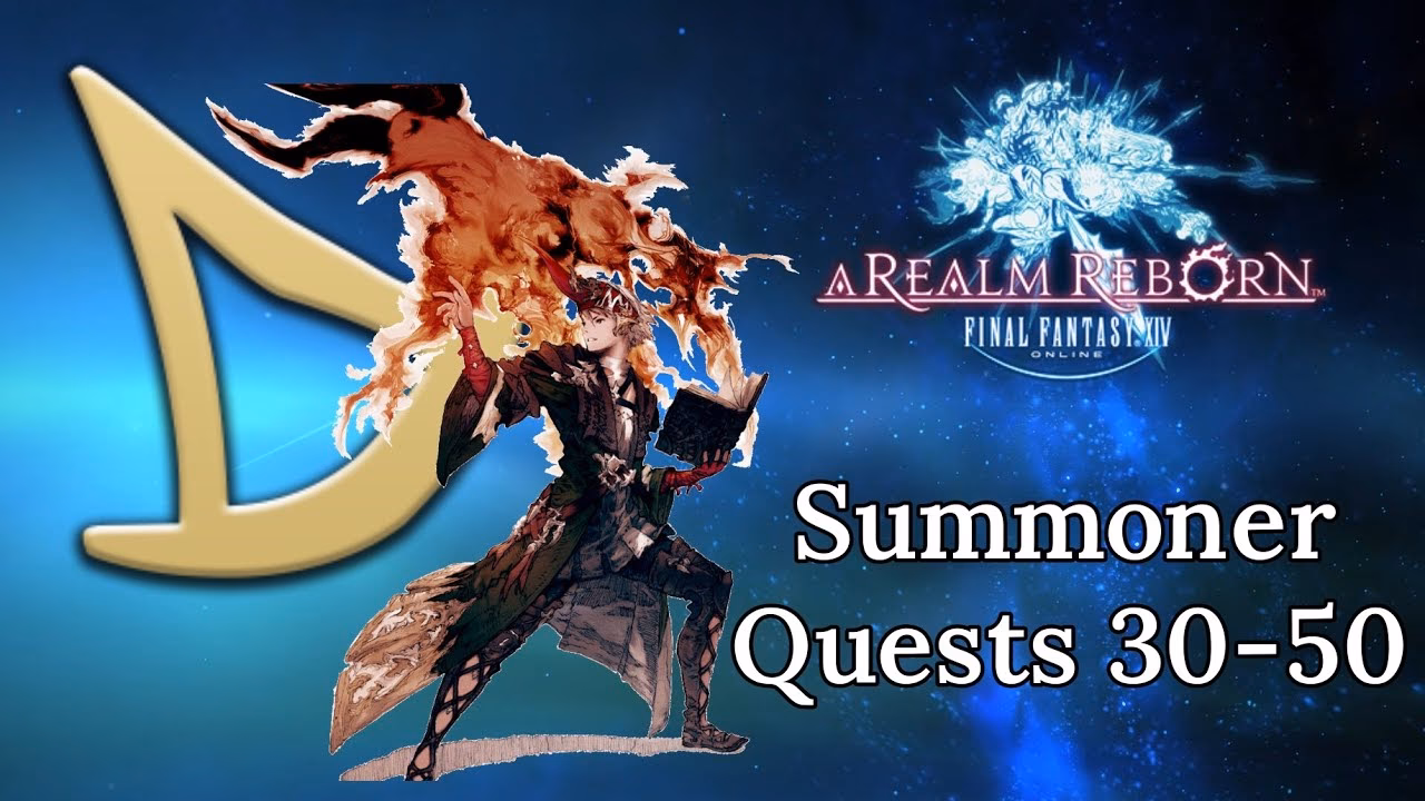 How many pages is the quest line for Summoner class?