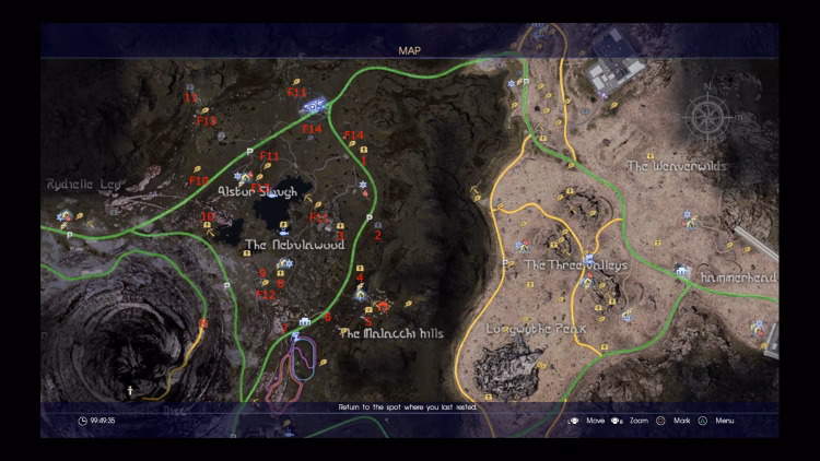 What is a dungeon map for Final Fantasy 15 (XV)?