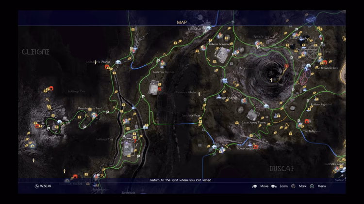 What is a ff 15 XV map?