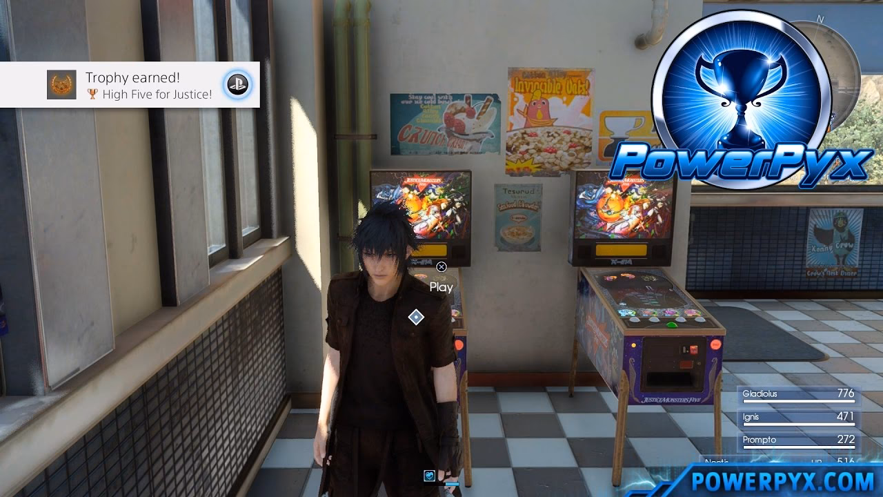 How many achievements and trophies are there in FFXV?