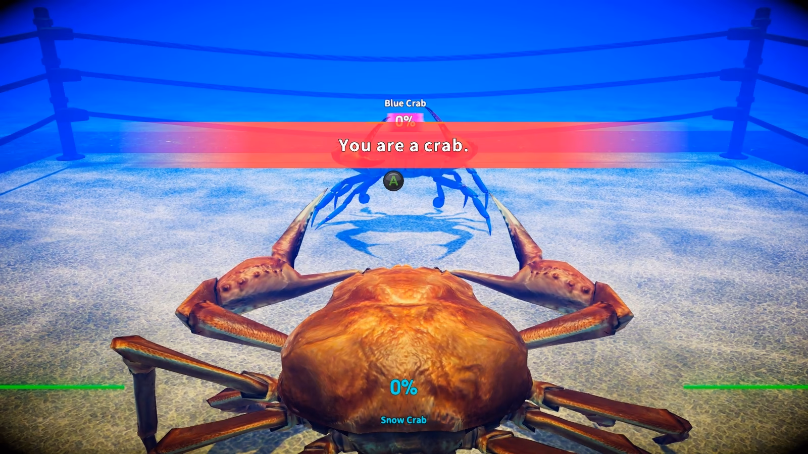How do you beat a crab?