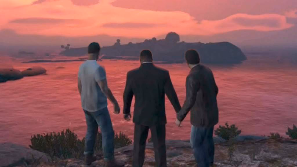 ¿Quién lidera la trama de GTA V?
