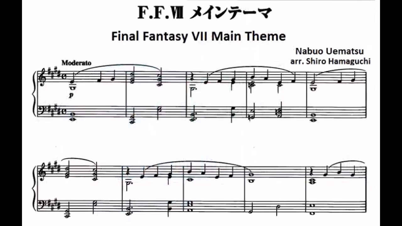 Who wrote Final Fantasy VII music?
